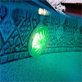 Foco LED color para piscina desmontable acero - 2